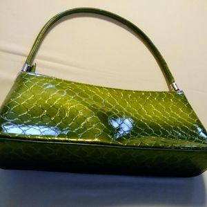 Green Snakes Skin Purse